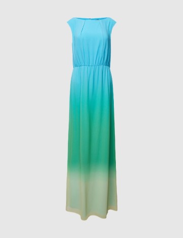 Rochie lunga Comma, mix culori