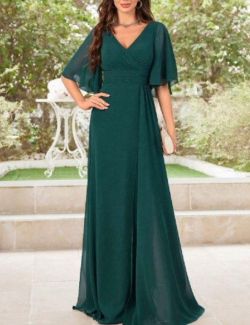 Rochie lunga UNITHORSE, verde