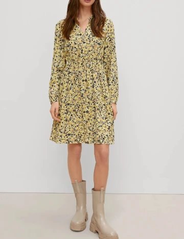 Rochie scurta Comma, galben