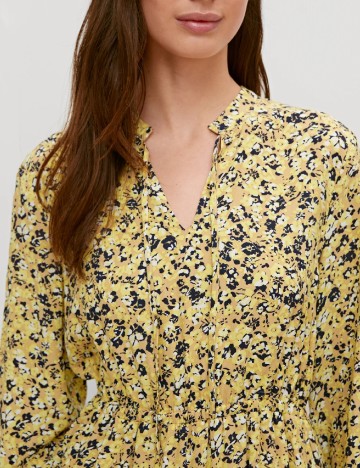 Rochie scurta Comma, galben