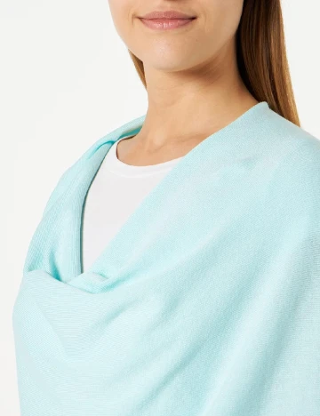 Poncho Comma, bleu
