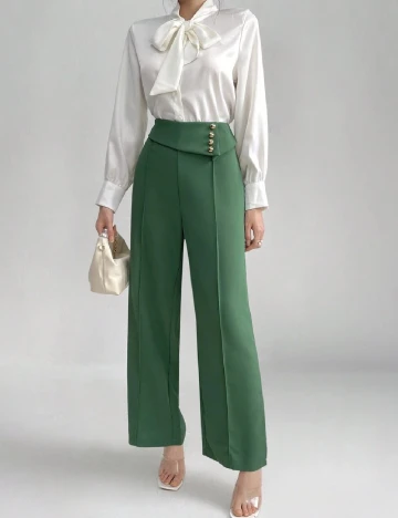 Pantaloni SHEIN, verde