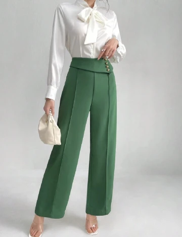 Pantaloni SHEIN, verde