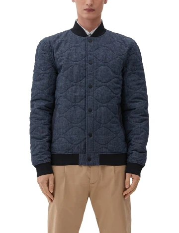 Jacheta s.Oliver Plus Size Men, bleumarin inchis