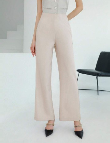 
						Pantaloni SHEIN, ecru