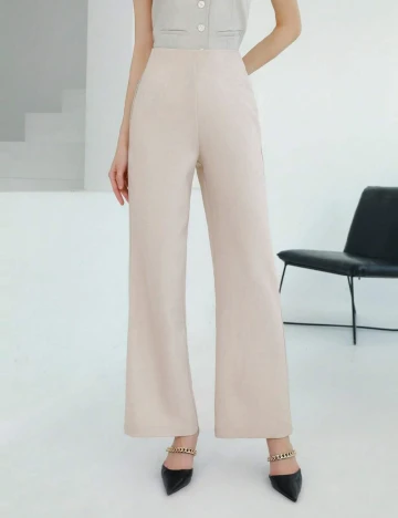 Pantaloni SHEIN, ecru