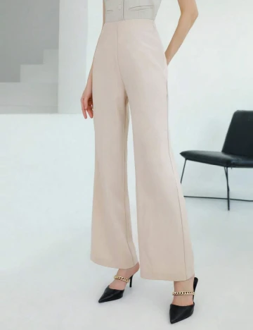 Pantaloni SHEIN, ecru