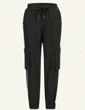 
						Pantaloni SHEIN, negru