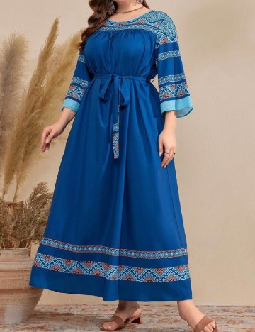 
						Rochie lunga SHEIN CURVE, albastru