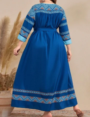 Rochie lunga SHEIN CURVE, albastru