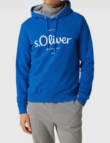Hanorac s.Oliver Plus Size Men, albastru