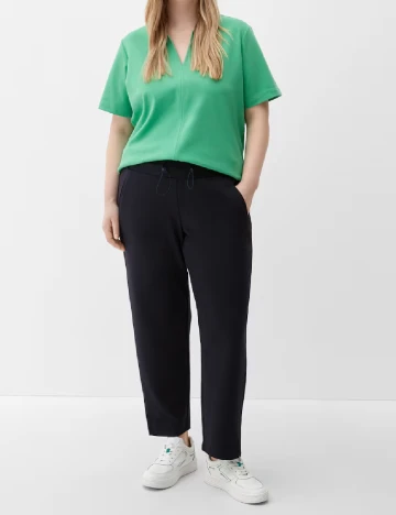 Pantaloni TRIANGLE, bleumarin inchis Albastru