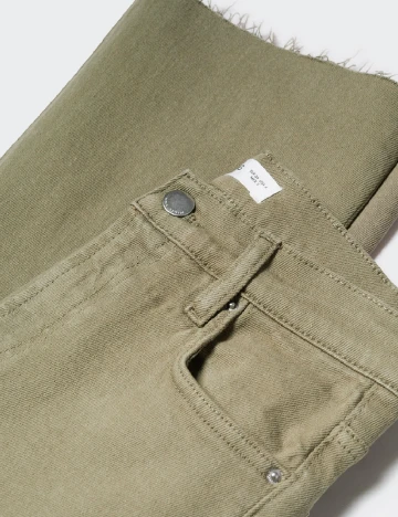 Blugi Mango, kaki Verde