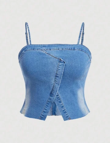 Top SHEIN CURVE, albastru