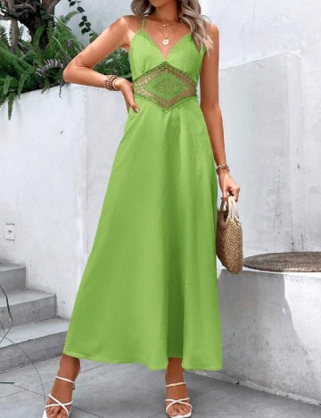 Rochie lunga SHEIN, verde