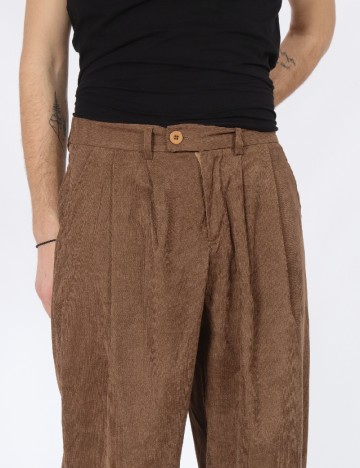 Pantaloni SHEIN, maro