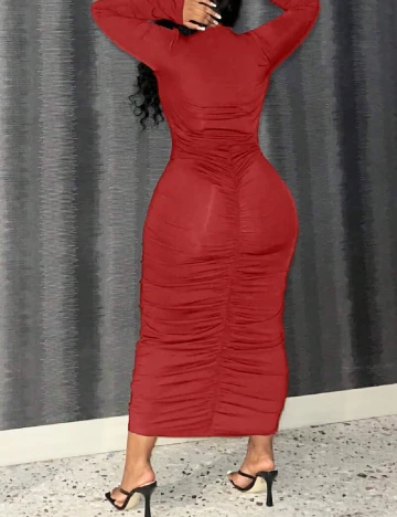 Rochie lunga SHEIN CURVE, rosu