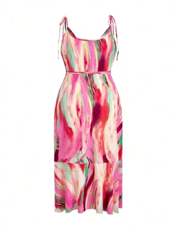 Rochie medie SHEIN CURVE, mix culori