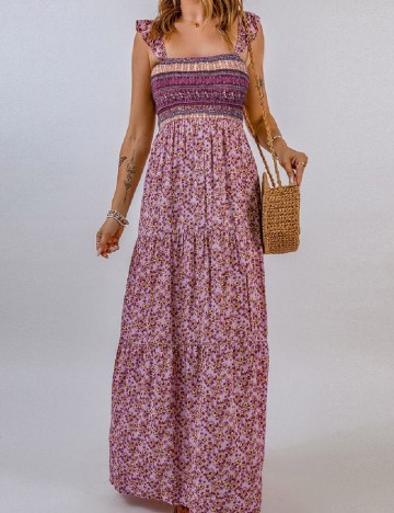 Rochie lunga SHEIN, floral print