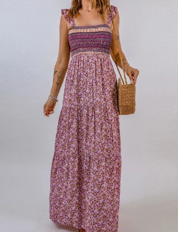 Rochie lunga SHEIN, floral print