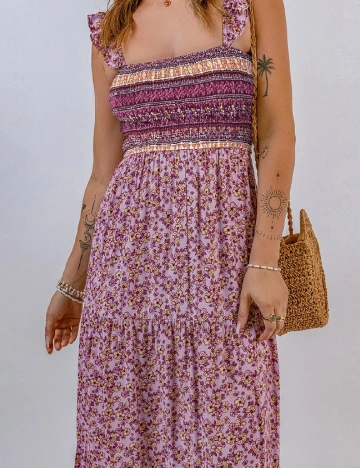 Rochie lunga SHEIN, floral print