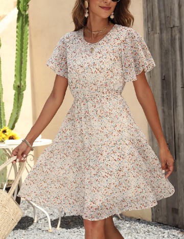 
						Rochie scurta SHEIN, floral print