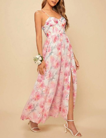 Rochie lunga SHEIN, floral print