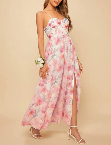 Rochie lunga SHEIN, floral print