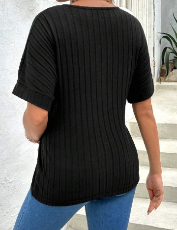 Tricou SHEIN Maternity, negru