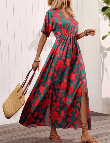 Rochie lunga SHEIN, verde