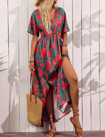 Rochie lunga SHEIN, verde