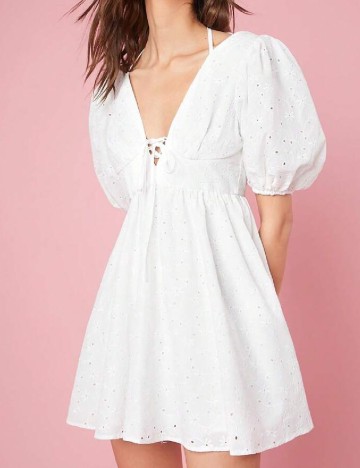 Rochie scurta SHEIN, alb