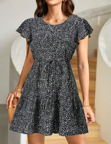 Rochie scurta SHEIN, negru Negru