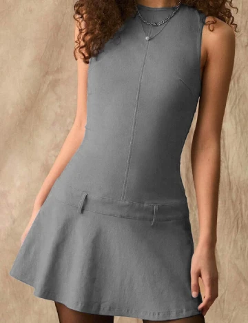 Rochie scurta SHEIN, gri