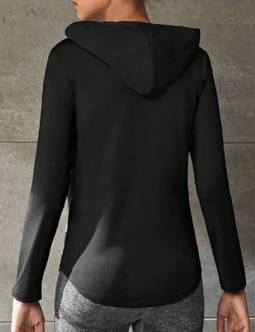 Hanorac Shein Kids, negru Negru