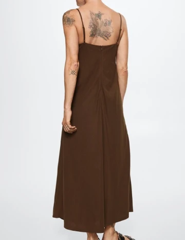 Rochie lunga Mango, maro Maro