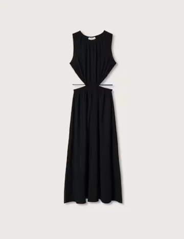 Rochie lunga Mango, negru Negru