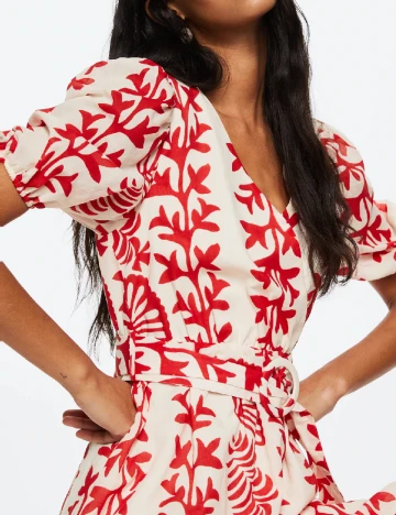 Rochie medie Mango, alb