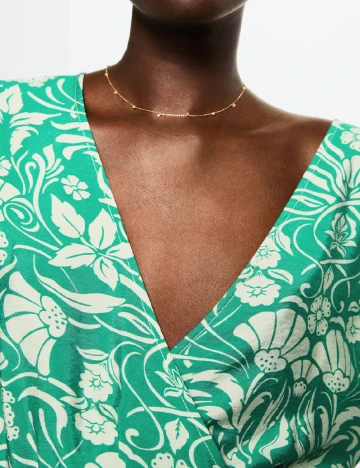 Rochie scurta Mango, verde