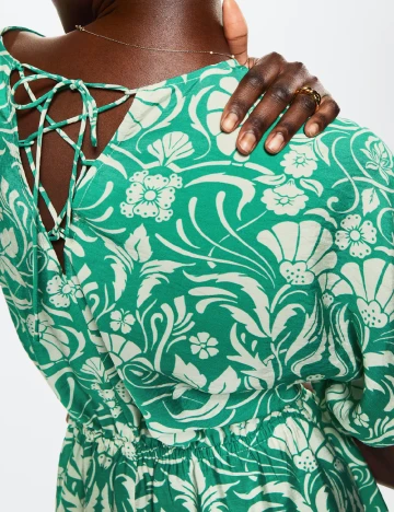 Rochie scurta Mango, verde