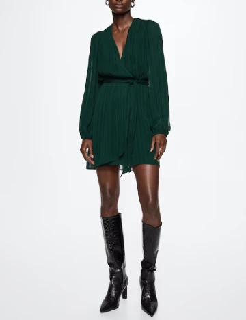 Rochie scurta Mango, verde