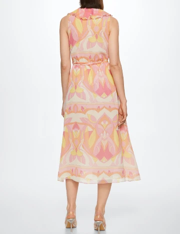 Rochie medie Mango, mix culori