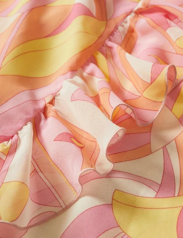 Rochie medie Mango, mix culori