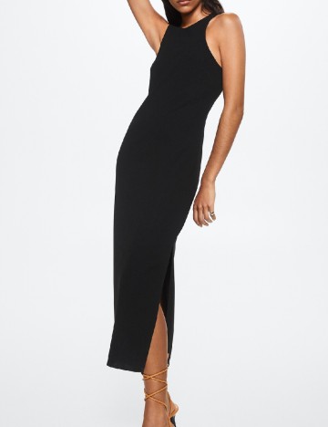 
						Rochie lunga Mango, negru