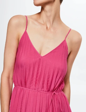 Rochie lunga Mango, roz
