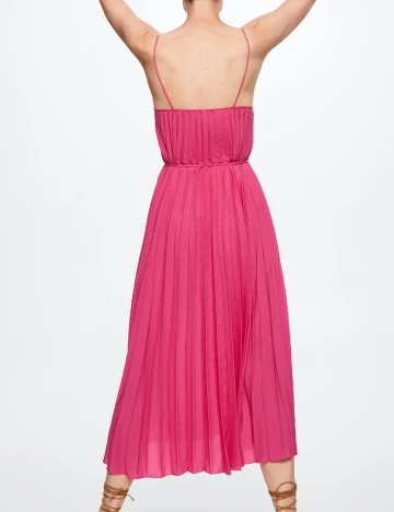 Rochie lunga Mango, roz