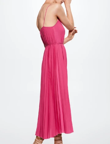 Rochie lunga Mango, roz