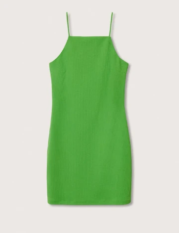 Rochie scurta Mango, verde Verde