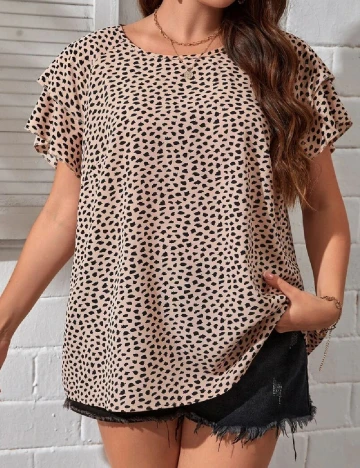 Bluza SHEIN CURVE, crem