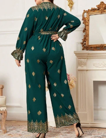 Salopeta SHEIN CURVE, verde Verde